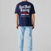 T-Shirt mit Rückenaufdruck und lockerer Passform