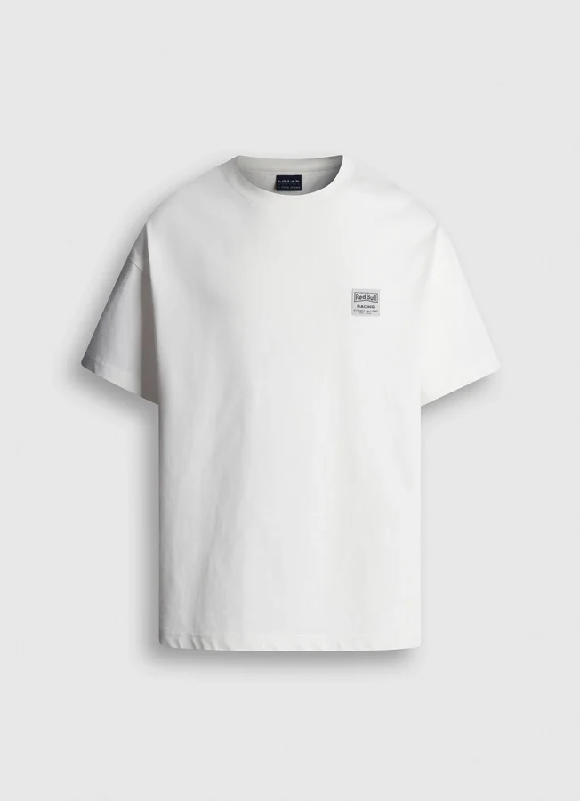 T-Shirt mit Rückenaufdruck und lockerer Passform T-Shirt mit Rückenaufdruck und lockerer Passform