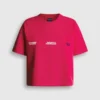 T-Shirt mit Rückenaufdruck und lockerer Passform