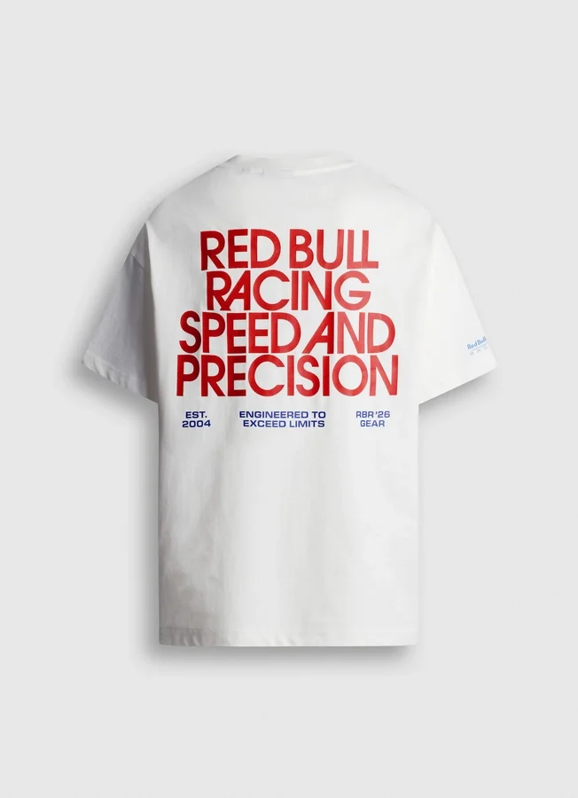 T-Shirt mit Rückenaufdruck und lockerer Passform T-Shirt mit Rückenaufdruck und lockerer Passform