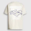 T-Shirt mit Rückenaufdruck und lockerer Passform