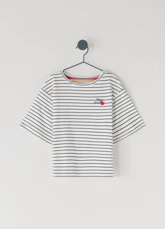 T-Shirt mit Streifenmuster in lockerer Passform