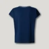 T-Shirt mit V-Ausschnitt und durchbrochenen Details