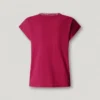 T-Shirt mit V-Ausschnitt und durchbrochenen Details