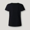 T-Shirt mit V-Ausschnitt und gesticktem Logo