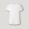 T-Shirt mit V-Ausschnitt und gesticktem Logo