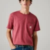 T-Shirt mit Vordertasche in Regular Fit