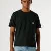T-Shirt mit Vordertasche in Regular Fit