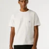 T-Shirt mit Vordertasche in Regular Fit
