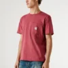 T-Shirt mit Vordertasche in Regular Fit