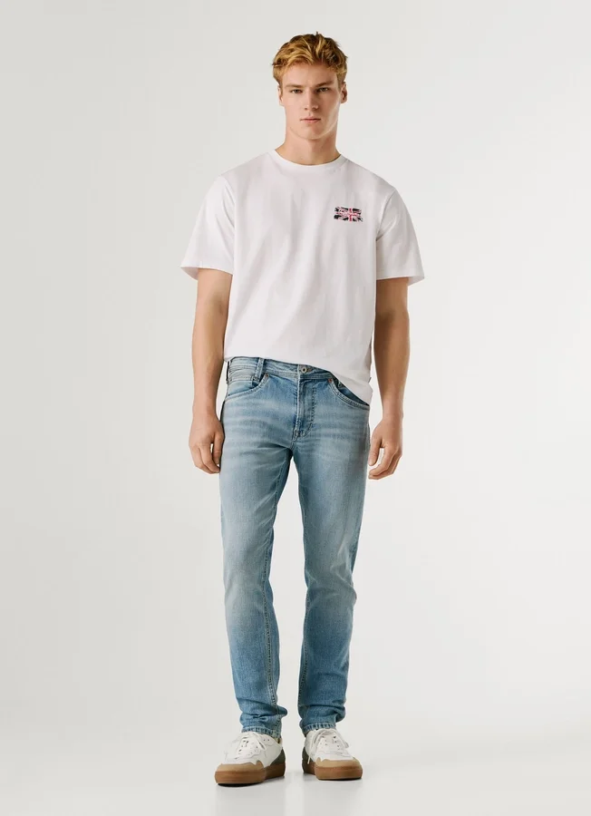 Taper-Fit-Jeans mit mittlerer Leibhöhe – Spike Taper-Fit-Jeans mit mittlerer Leibhöhe – Spike