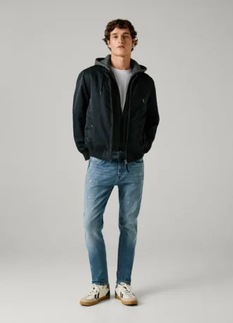 Taper-Fit-Jeans mit mittlerer Leibhöhe – Stanley