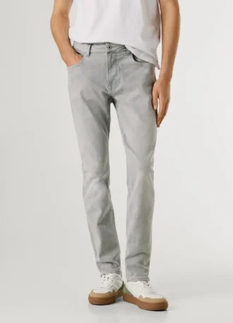 Taper-Fit-Jeans mit mittlerer Leibhöhe – Stanley