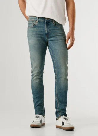 Taper-Fit-Jeans mit mittlerer Leibhöhe – Stanley