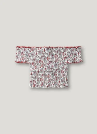 Top mit Blumenprint
