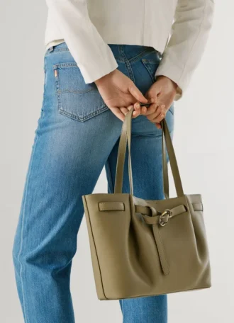 Tote-Bag in Lederoptik
