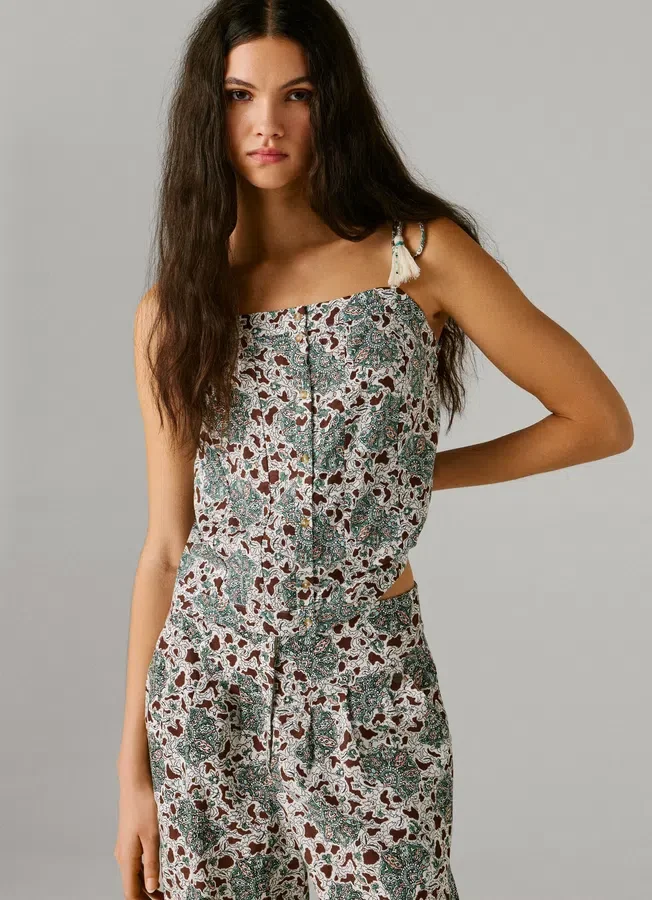 Träger-Top mit Blumenprint Träger-Top mit Blumenprint