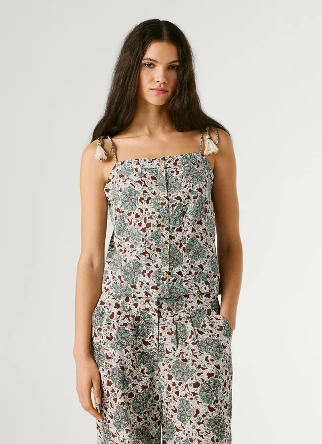 Träger-Top mit Blumenprint Träger-Top mit Blumenprint