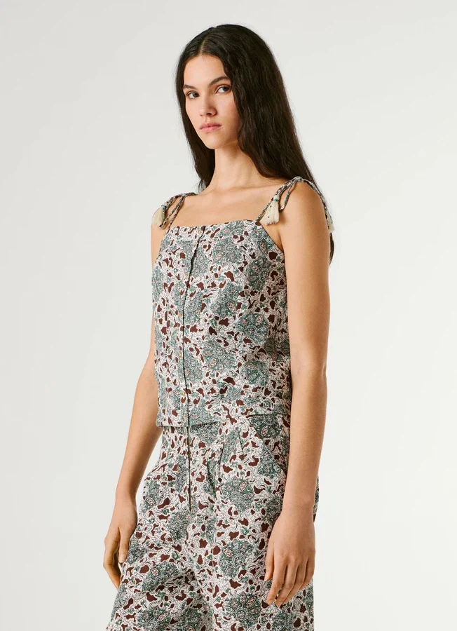 Träger-Top mit Blumenprint Träger-Top mit Blumenprint