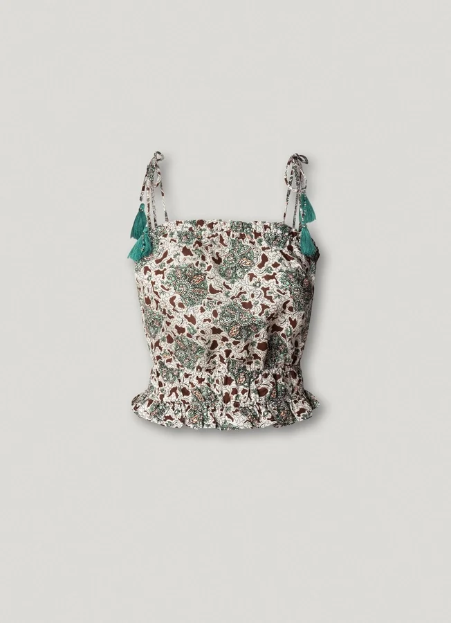 Träger-Top mit Blumenprint Träger-Top mit Blumenprint