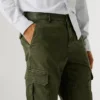 Twill-Cargohose in Regular Fit