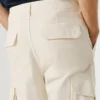 Twill-Cargohose in Regular Fit