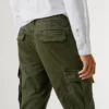 Twill-Cargohose in Regular Fit