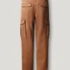 Twill-Cargohose in Regular Fit