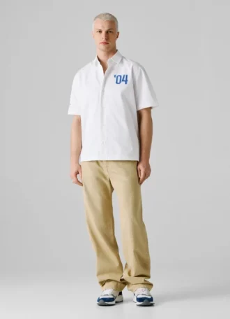Twill-Hemd in Oversize-Passform