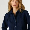 Twill-Jacke mit Hemdkragen Twill-Jacke mit Hemdkragen