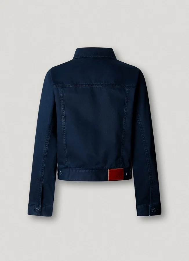 Twill-Jacke mit Hemdkragen Twill-Jacke mit Hemdkragen