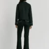 Twill-Jacke mit Mao-Kragen Twill-Jacke mit Mao-Kragen