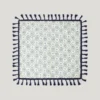 Twill-Schal mit Quasten
