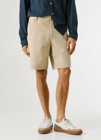 Twill-Shorts in lockerer Passform
