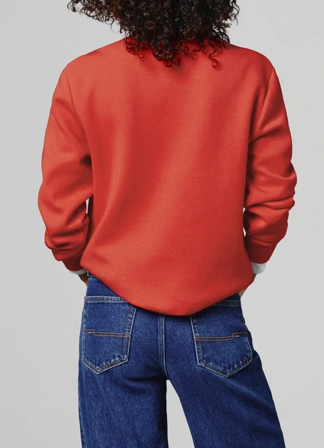 Unisex-Sweatshirt mit Rundhalsausschnitt Unisex-Sweatshirt mit Rundhalsausschnitt