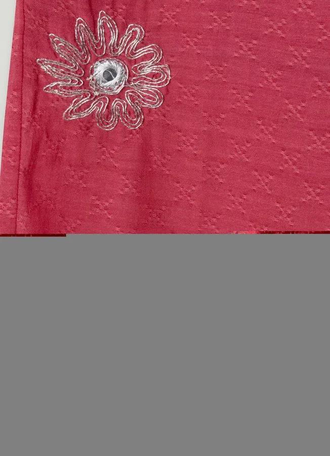 Weite Hose mit Blumenstickerei Weite Hose mit Blumenstickerei