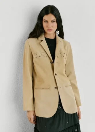 Wildlederblazer