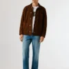 Wildlederjacke mit Knopfleiste Wildlederjacke mit Knopfleiste