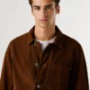 Wildlederjacke mit Knopfleiste Wildlederjacke mit Knopfleiste