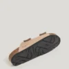 Wildledersandalen mit doppeltem Klettverschluss