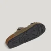 Wildledersandalen mit doppelter Schnalle