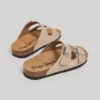 Wildledersandalen mit doppelter Schnalle