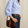 Wildledertasche mit Klappe